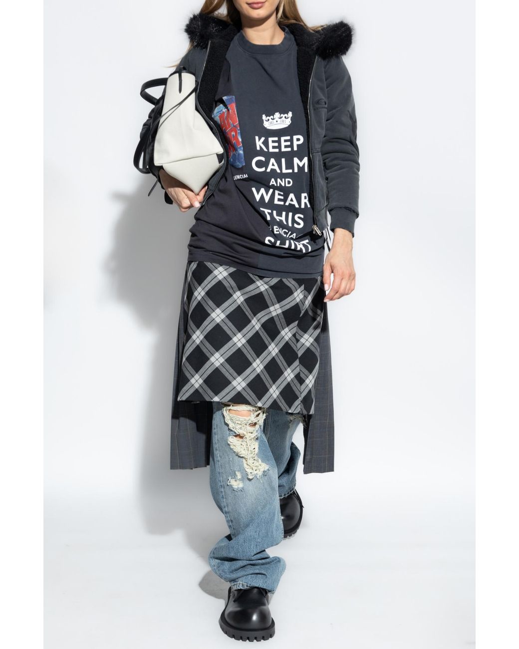 ポンチョ・ケープ BALENCIAGA faux fur cape Fur cape – Ellyndale