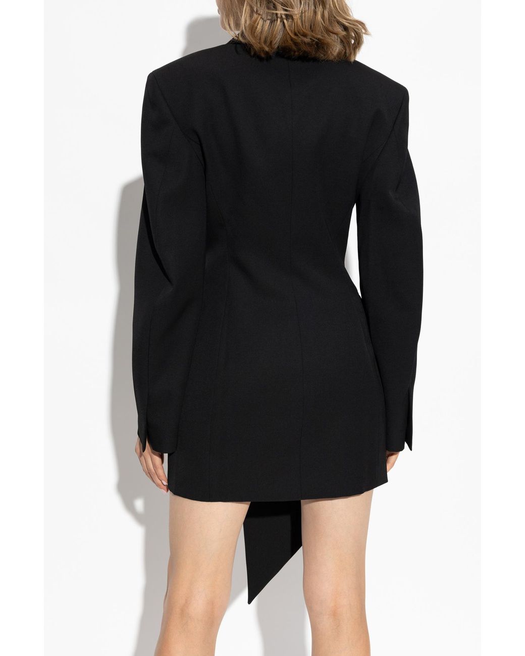Alexander Wang Asymmetrical Blazer Dress in Black | Lyst