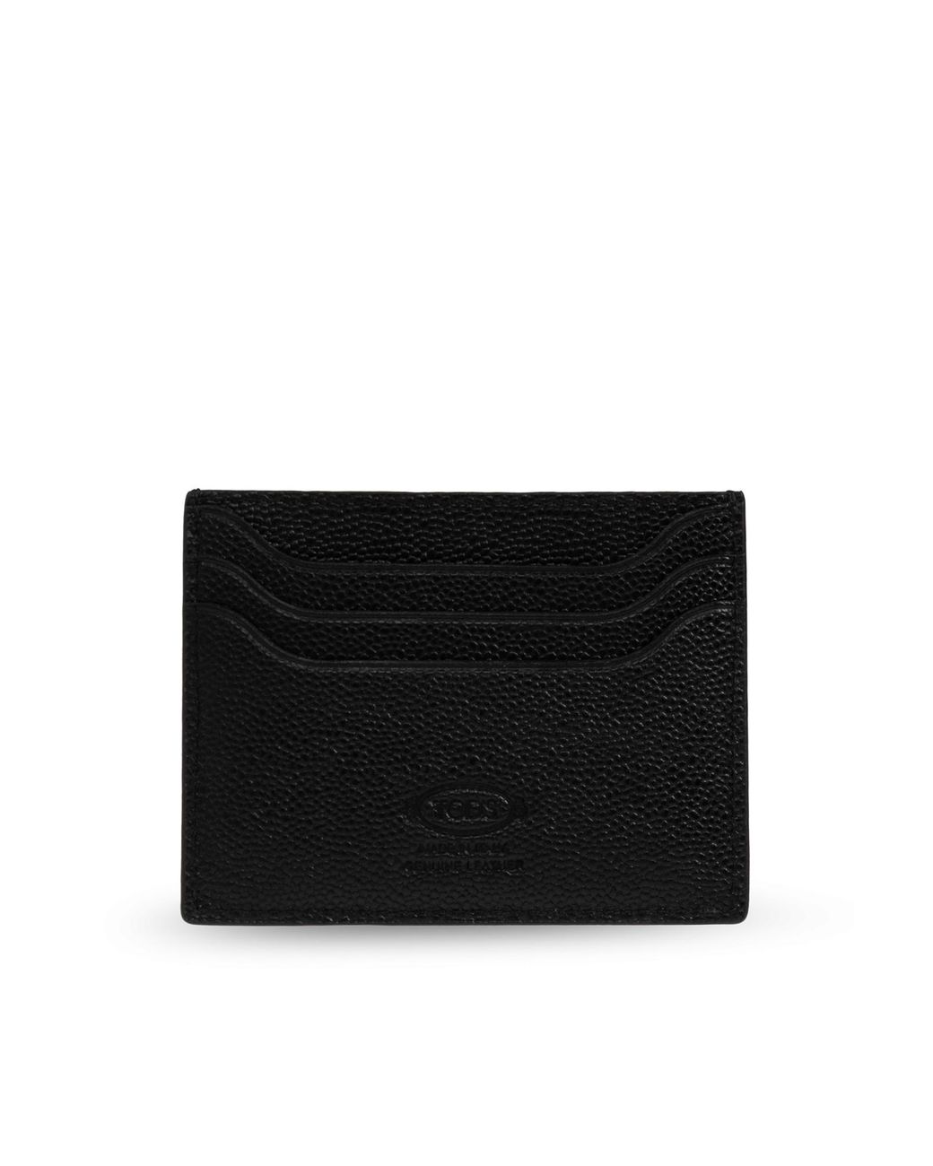Tod's Black Leather Card Holder