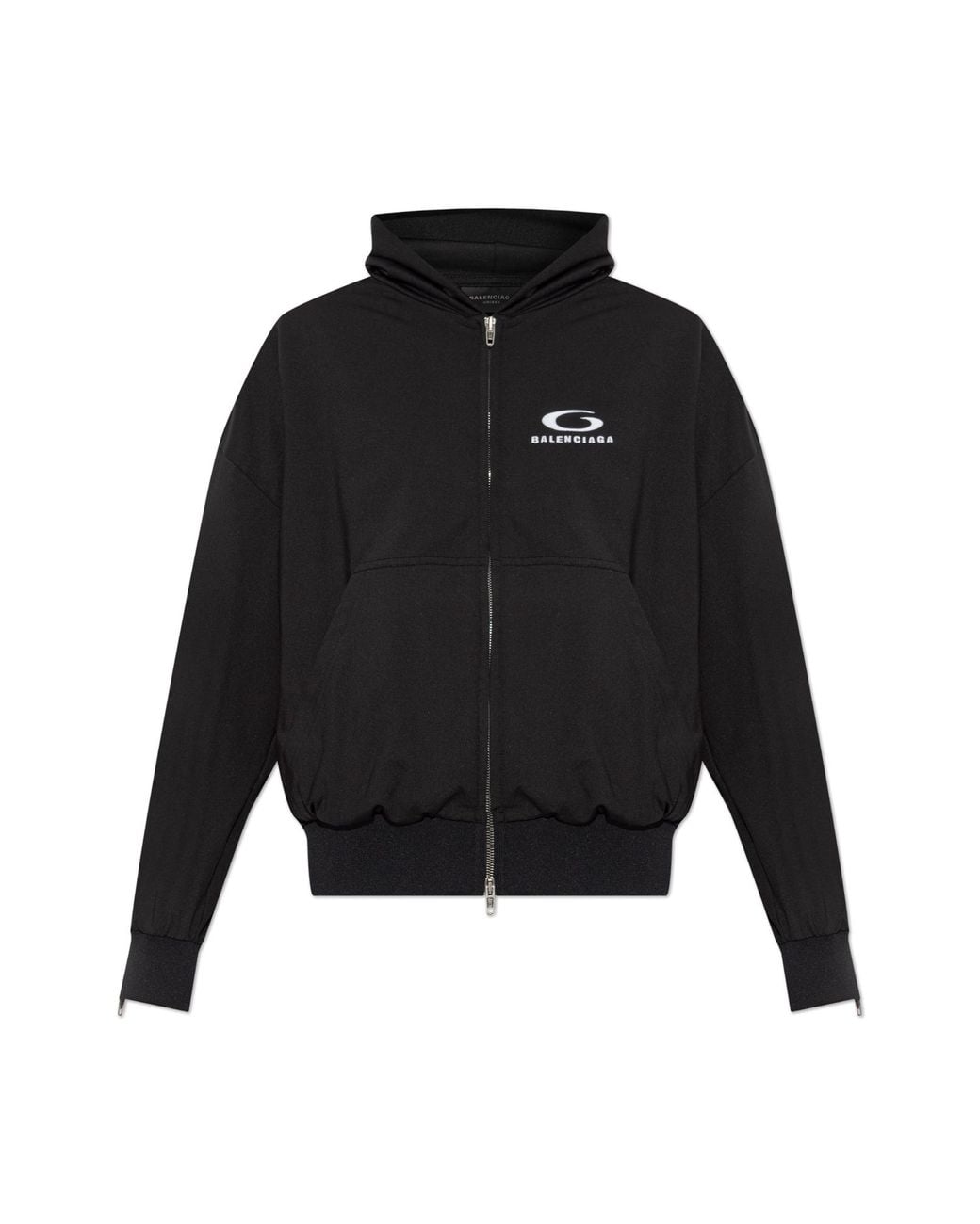 Balenciaga Black Sweatshirt With Logo
