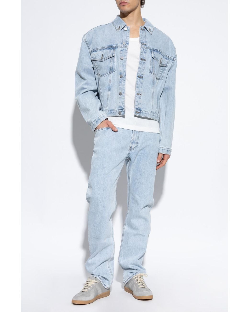 Entire studios Blue Denim Jacket for men