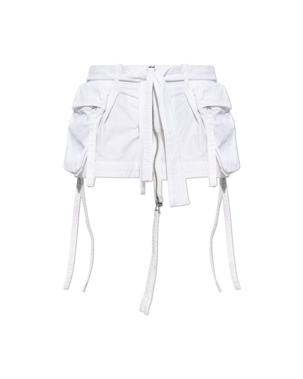 DSquared² White Shorts With Pockets