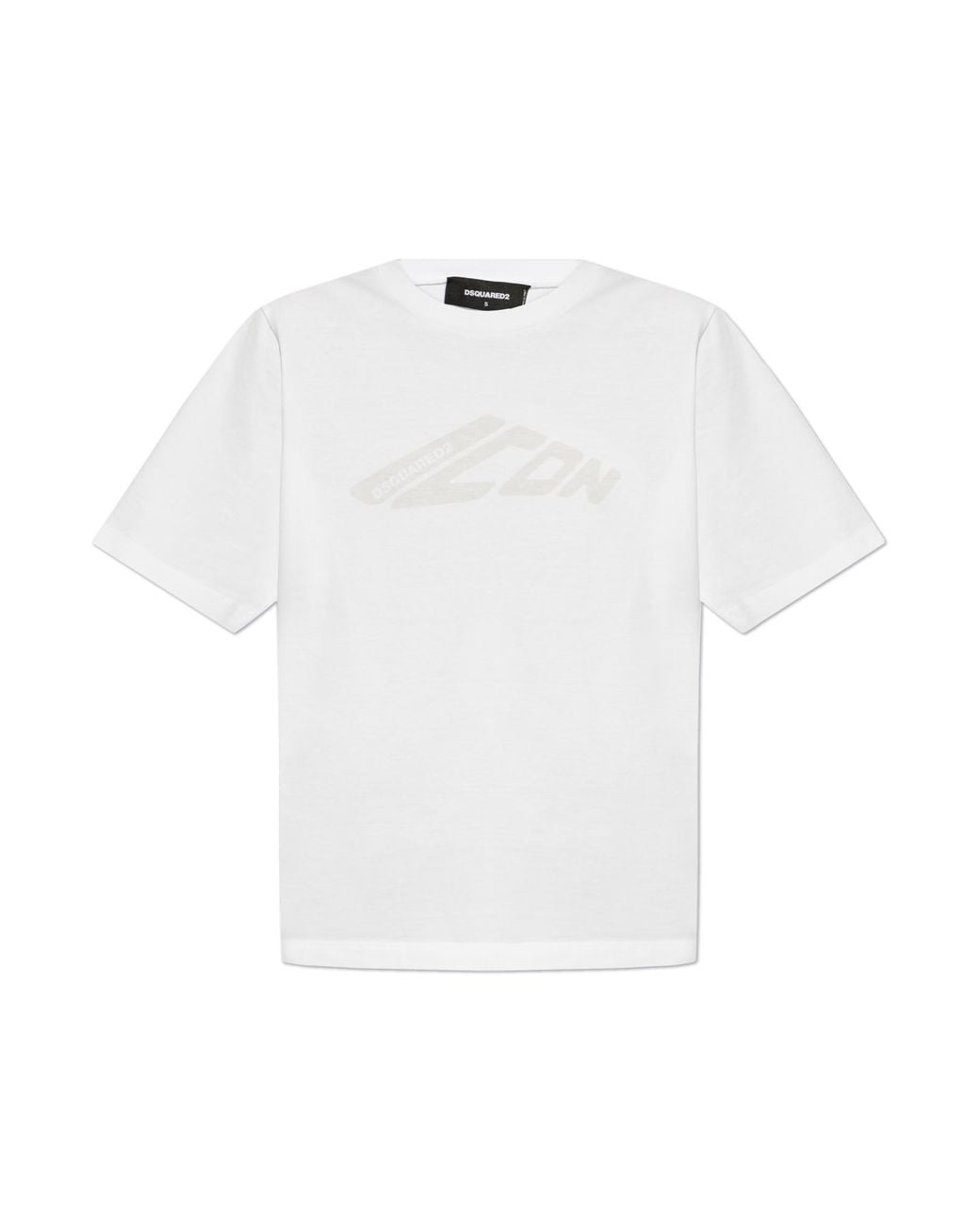 DSquared² White T-Shirt With Printed Logo