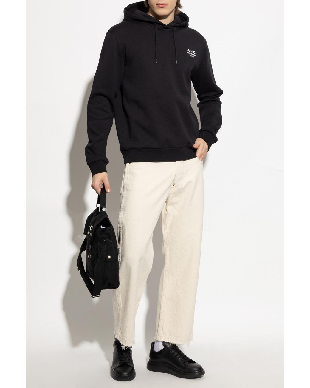 A.P.C. Black Sweatshirt Standard for men