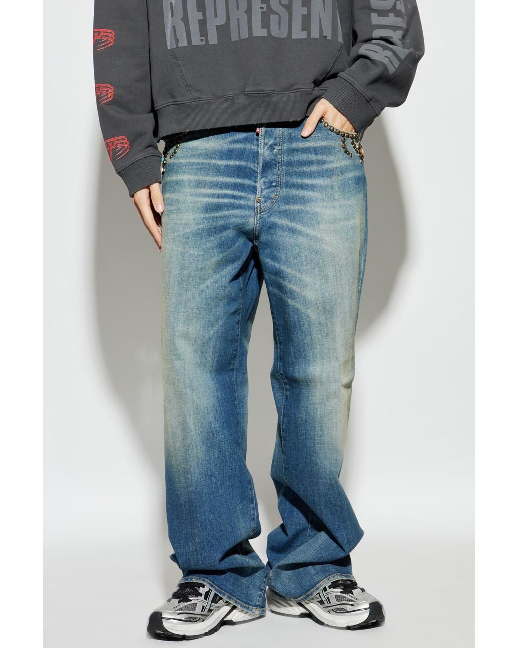 DSquared² Blue Loose Jeans for men