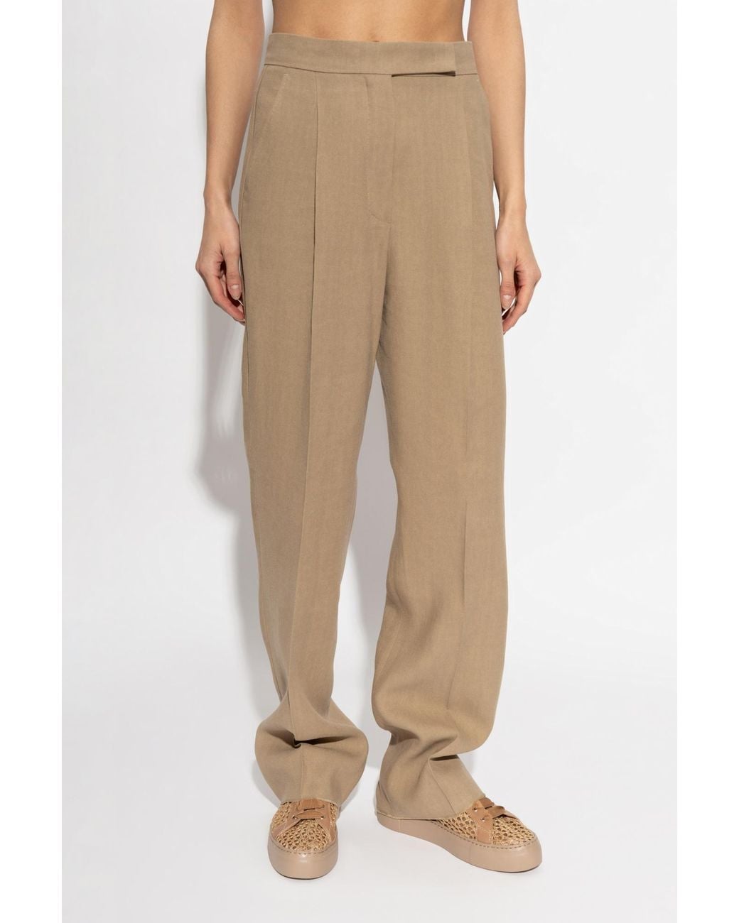 Max Mara Natural 'Abate' Trousers