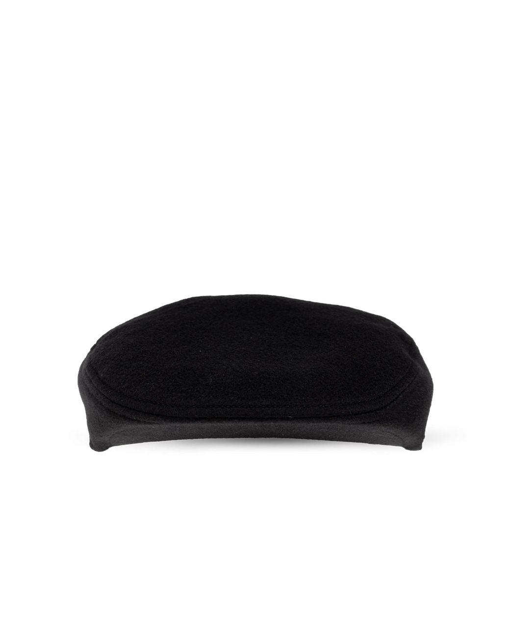 Jacquemus Black Cotton Flat Cap 'Valerie'