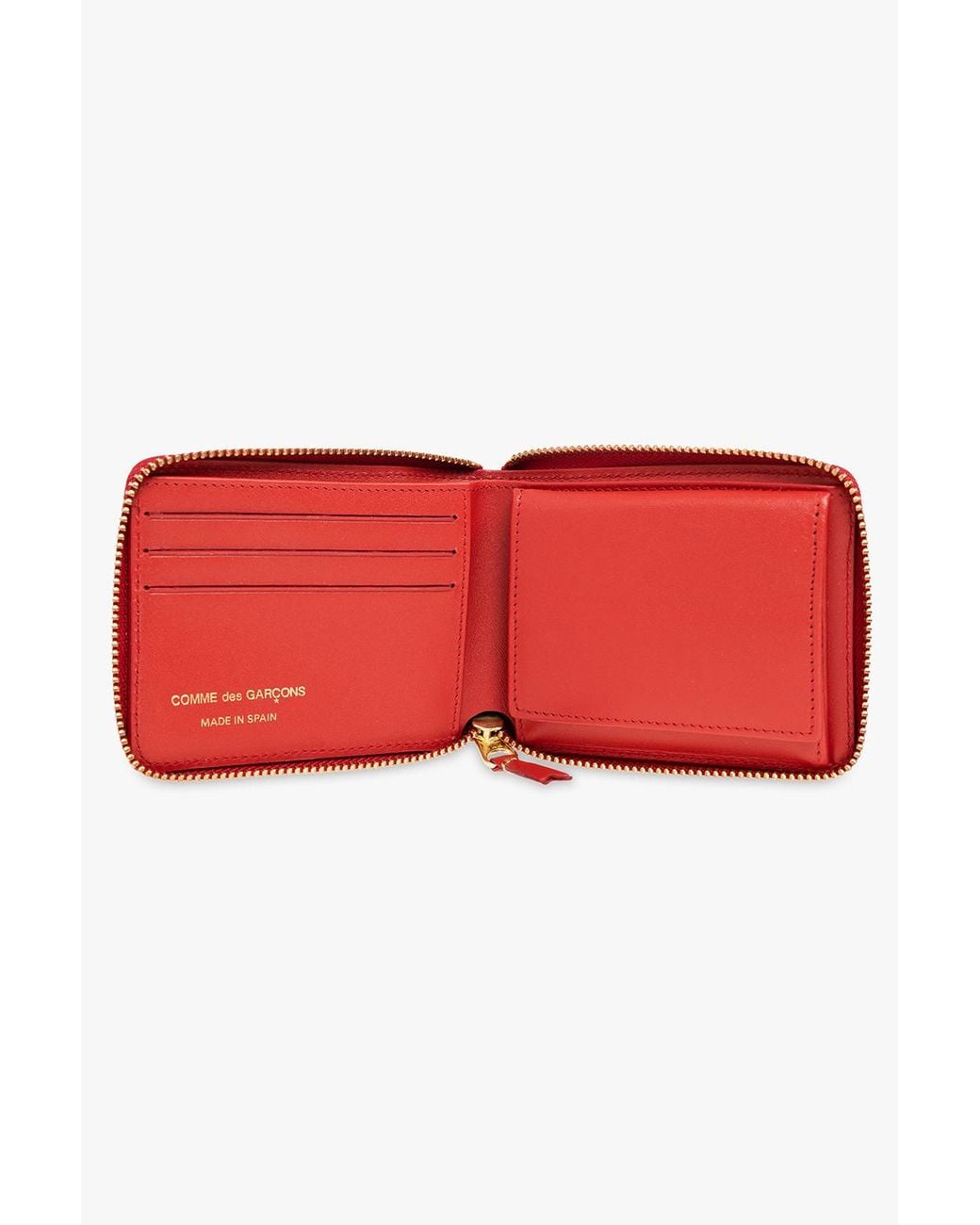 Comme des Garçons Red Leather Wallet