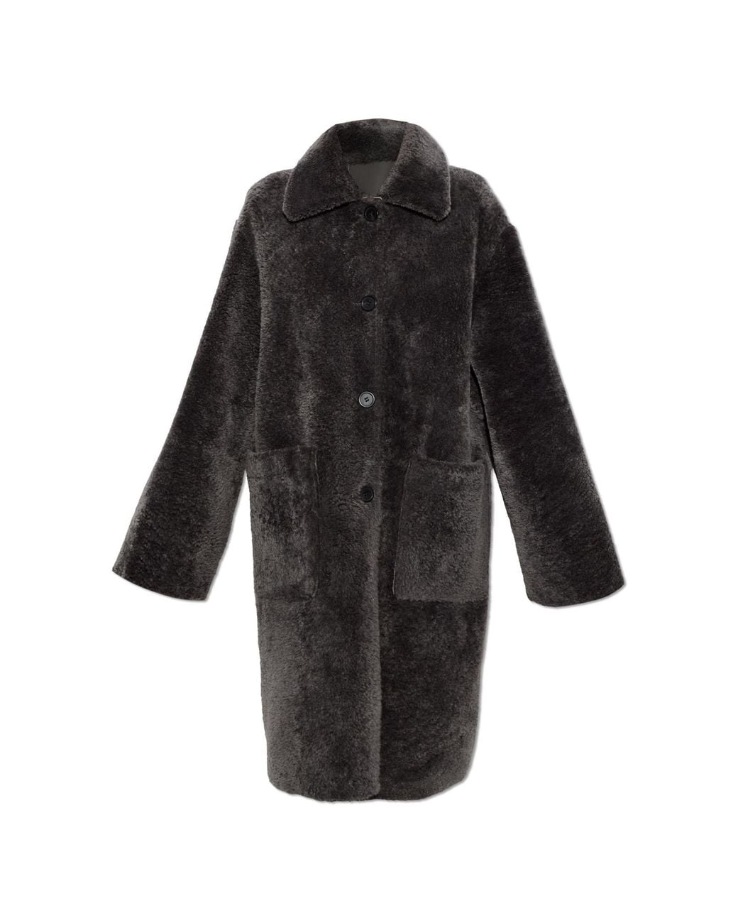 Arma Black Reversible Sheepskin Coat 'Zoey'