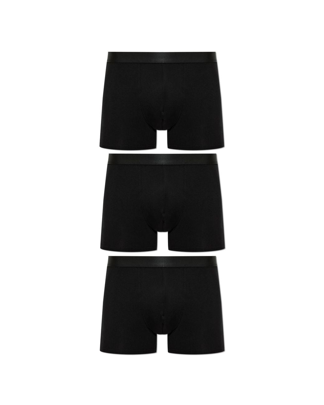 CDLP Black Triple Pack Boxer Briefs With Logo for men