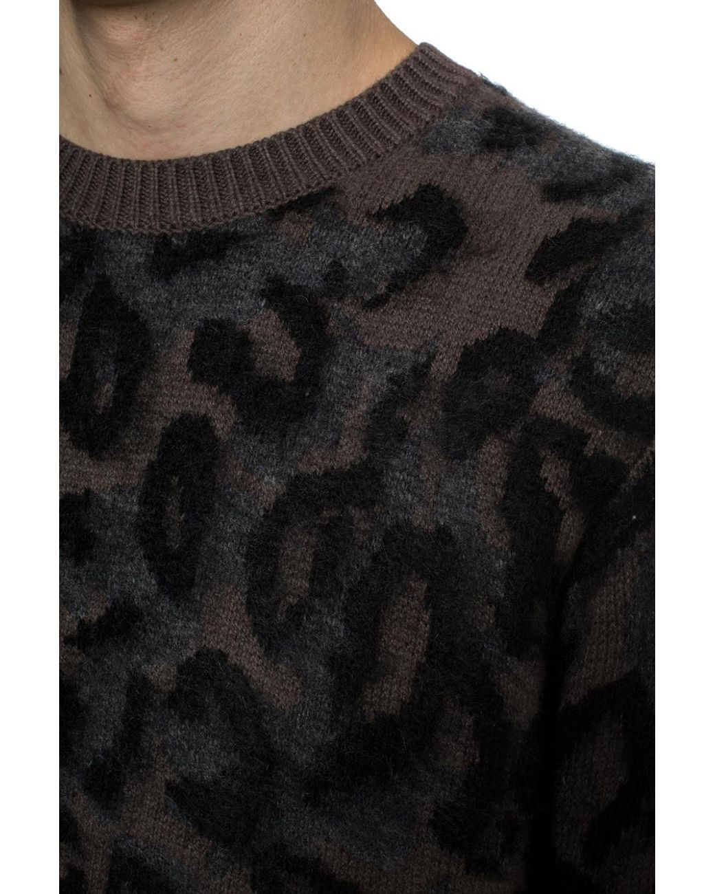 AllSaints 'apex' Leopard Print Sweater 