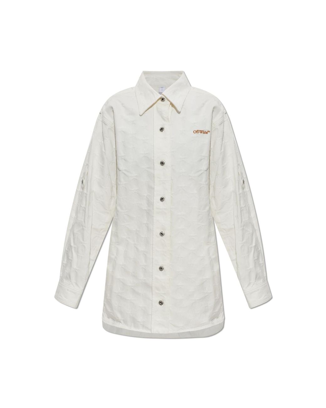 Off-White c/o Virgil Abloh White Shirt With Monogram