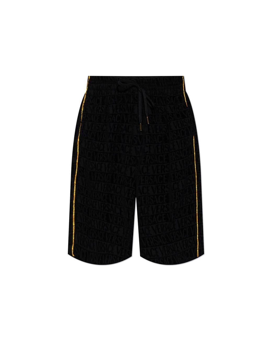 Versace Black Logo Shorts for men