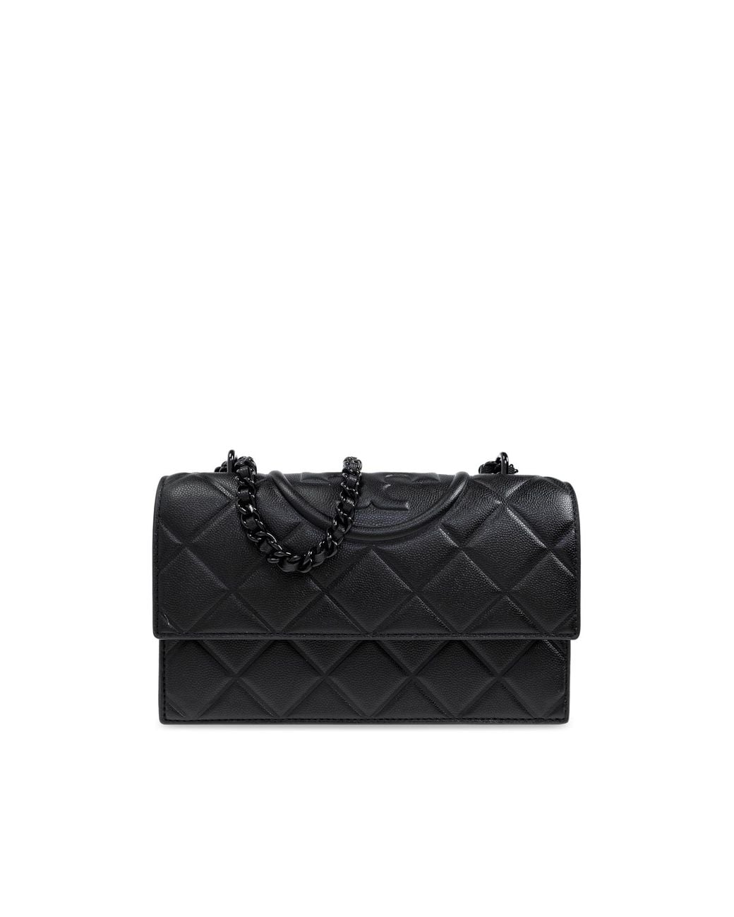 Tory Burch Black Fleming Small Shoulder Bag