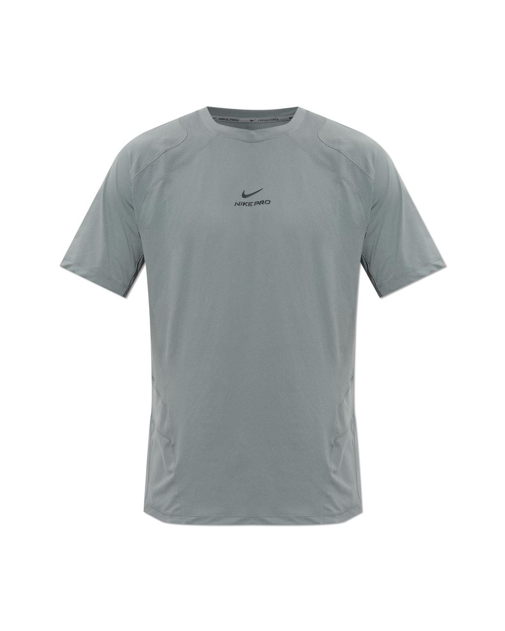 Nike Gray T-Shirt With Logo for men