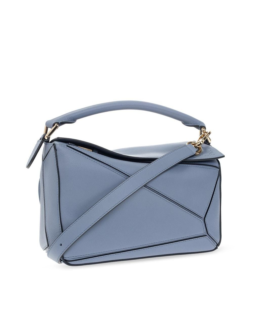 Loewe 'Puzzle Small' Shoulder Bag in Gray | Lyst