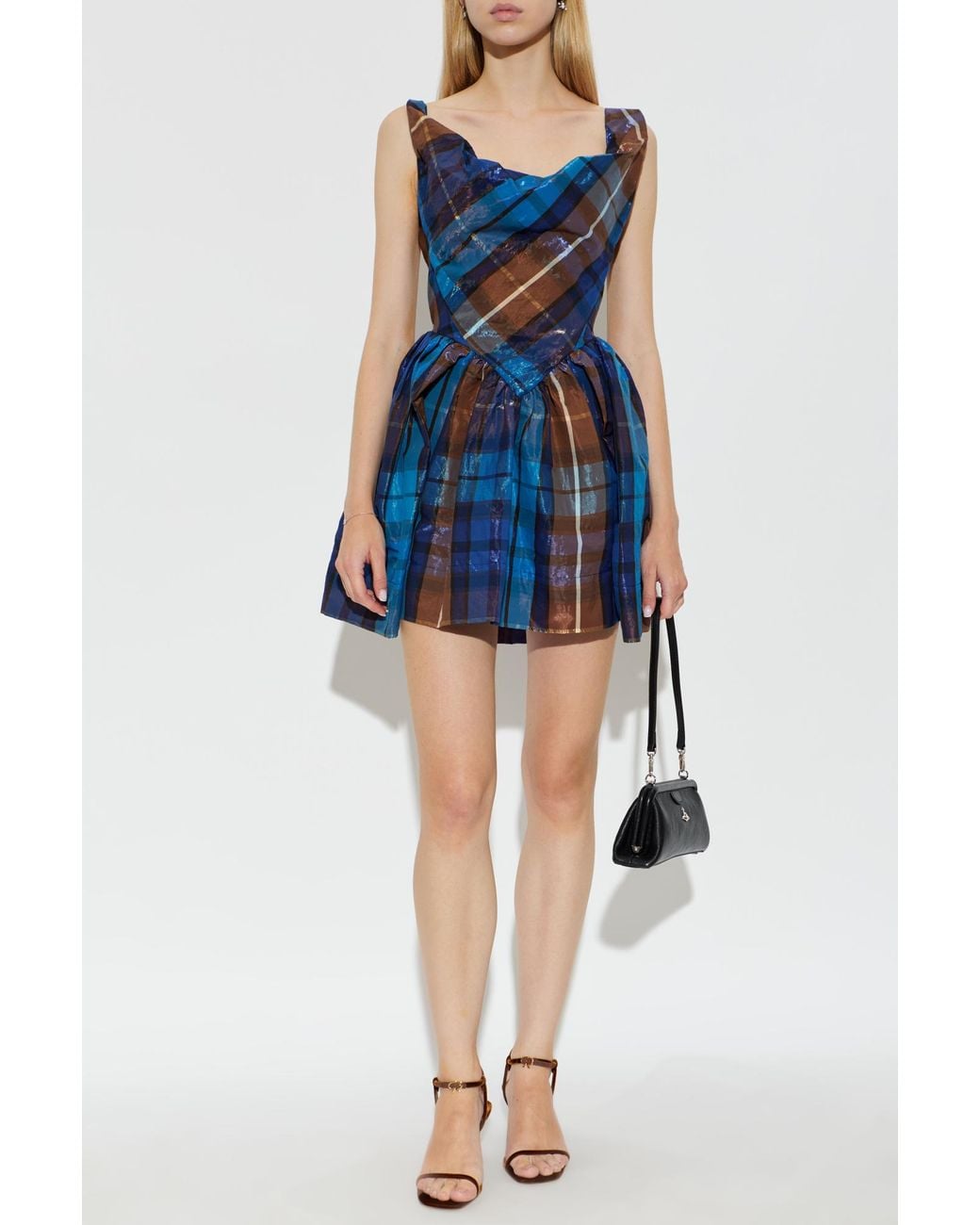 Vivienne Westwood Blue 'Sunday Mini' Dress