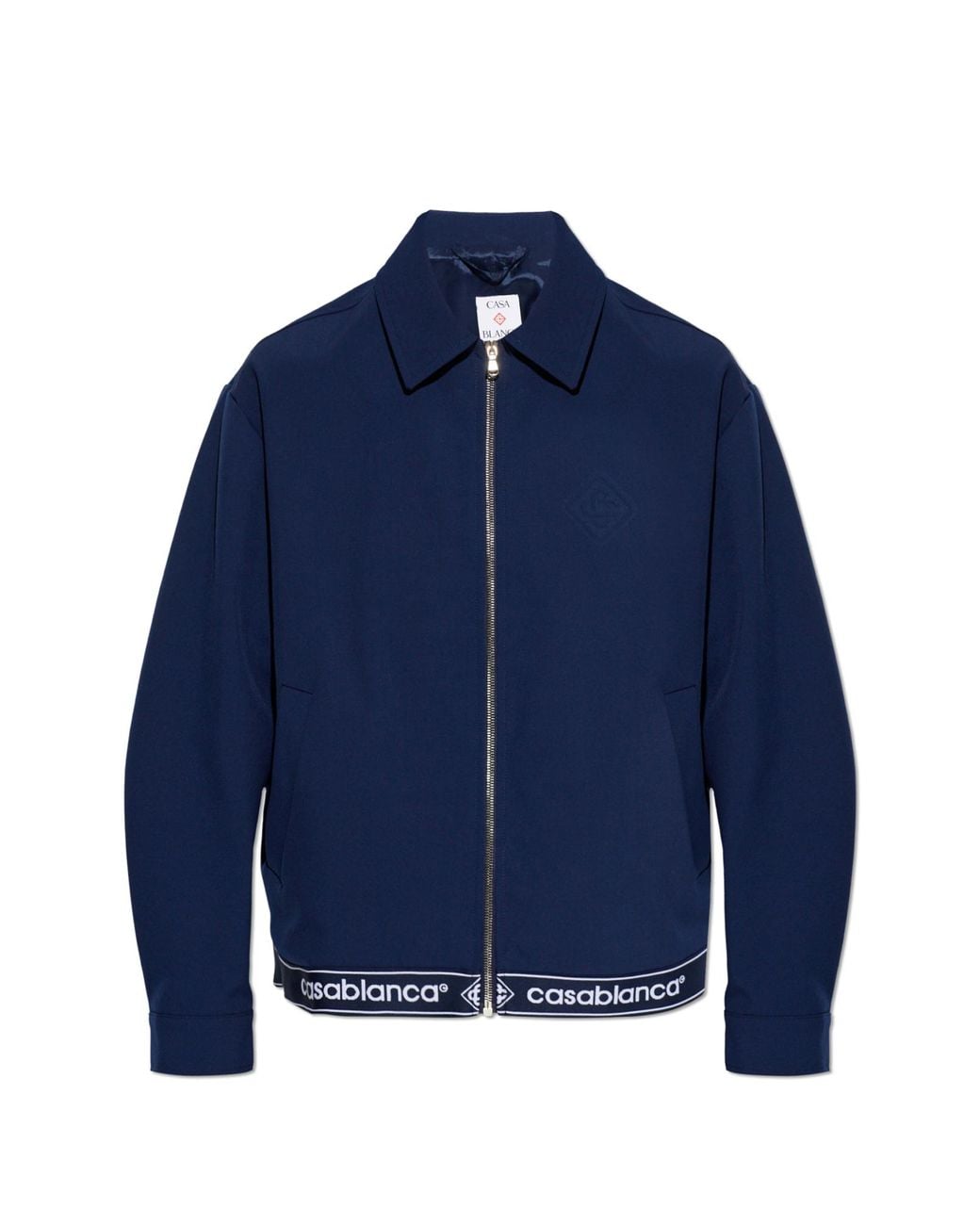 Casablanca Blue Jacket With Logo