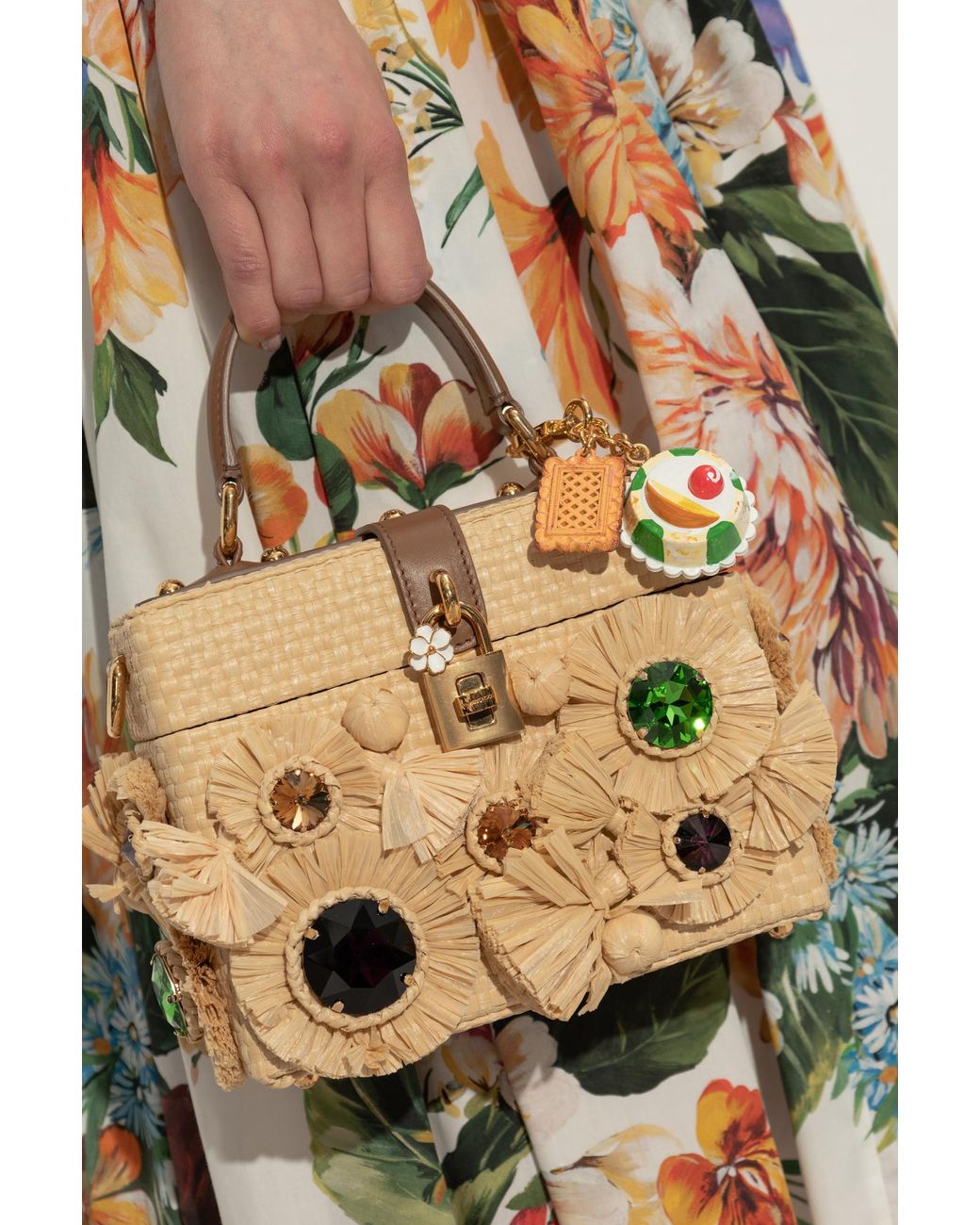 Dolce & Gabbana Metallic Bag Charm