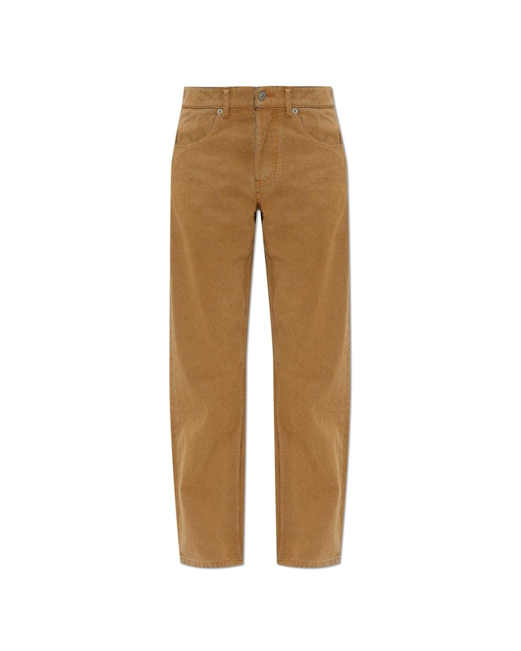 MM6 by Maison Margiela Natural Trousers With A 'Vintage' Effect