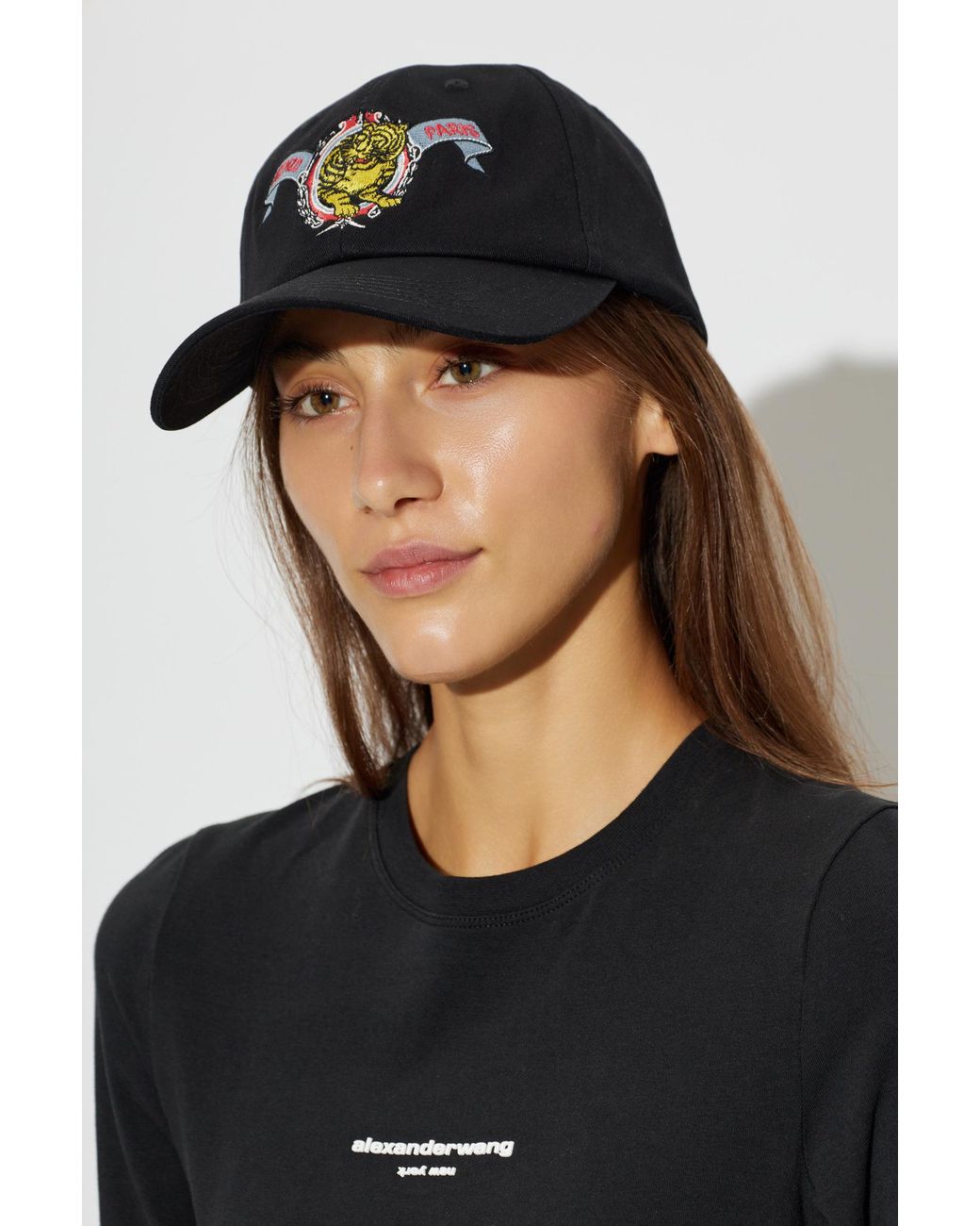 KENZO Black Baseball Cap for men