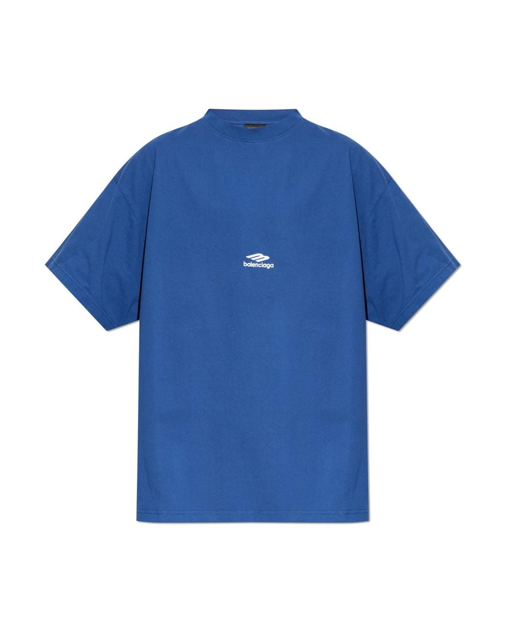 Balenciaga Blue T-Shirt From The 'Skiwear' Collection for men