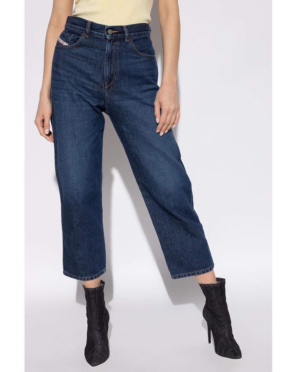 DIESEL Denim '2016 D-air' Boyfriend Jeans in Blue - Lyst