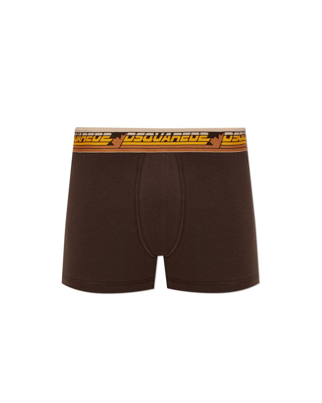 DSquared² Brown Logo Boxer Briefs for men