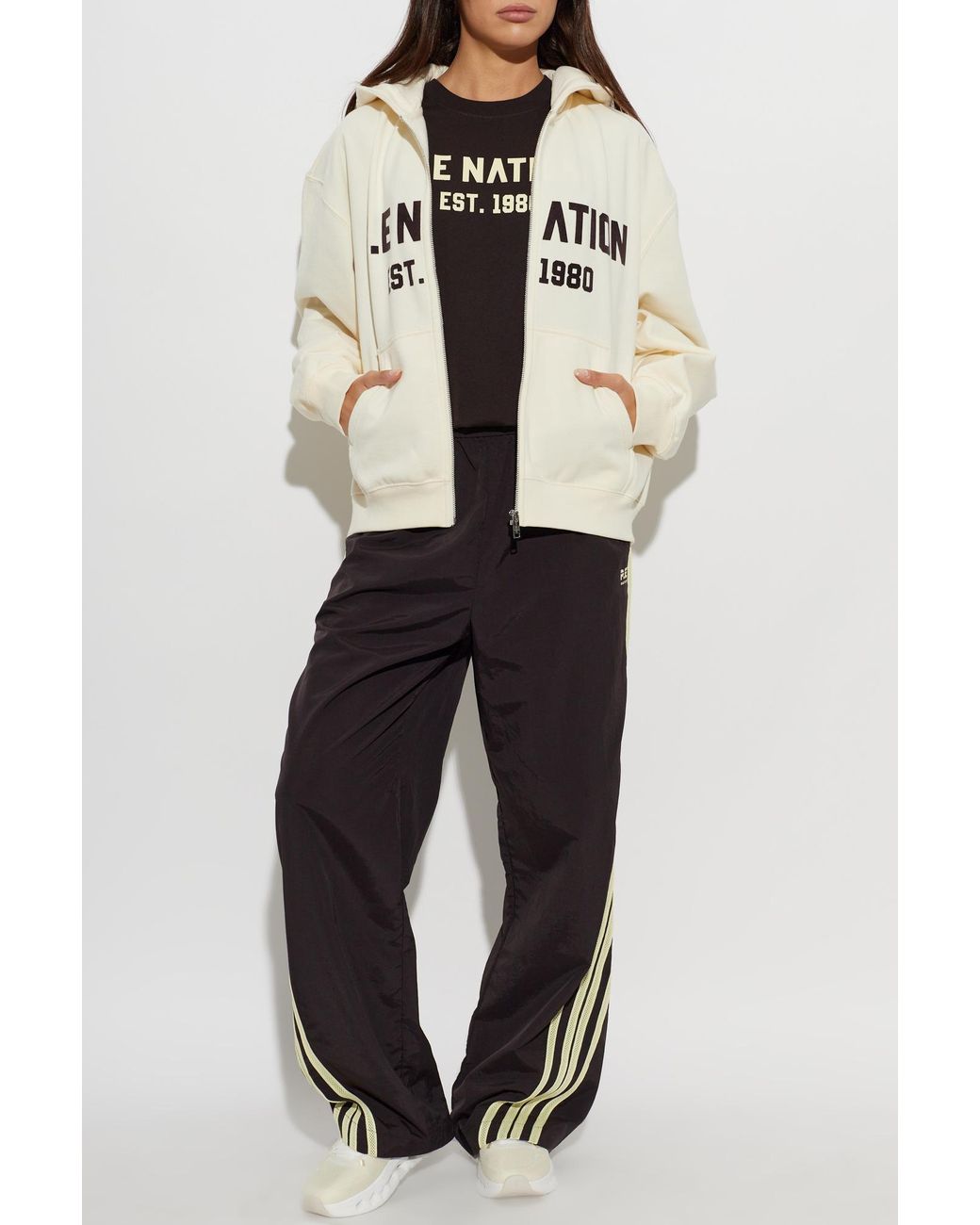P.E Nation White 'Phantom' Hoodie
