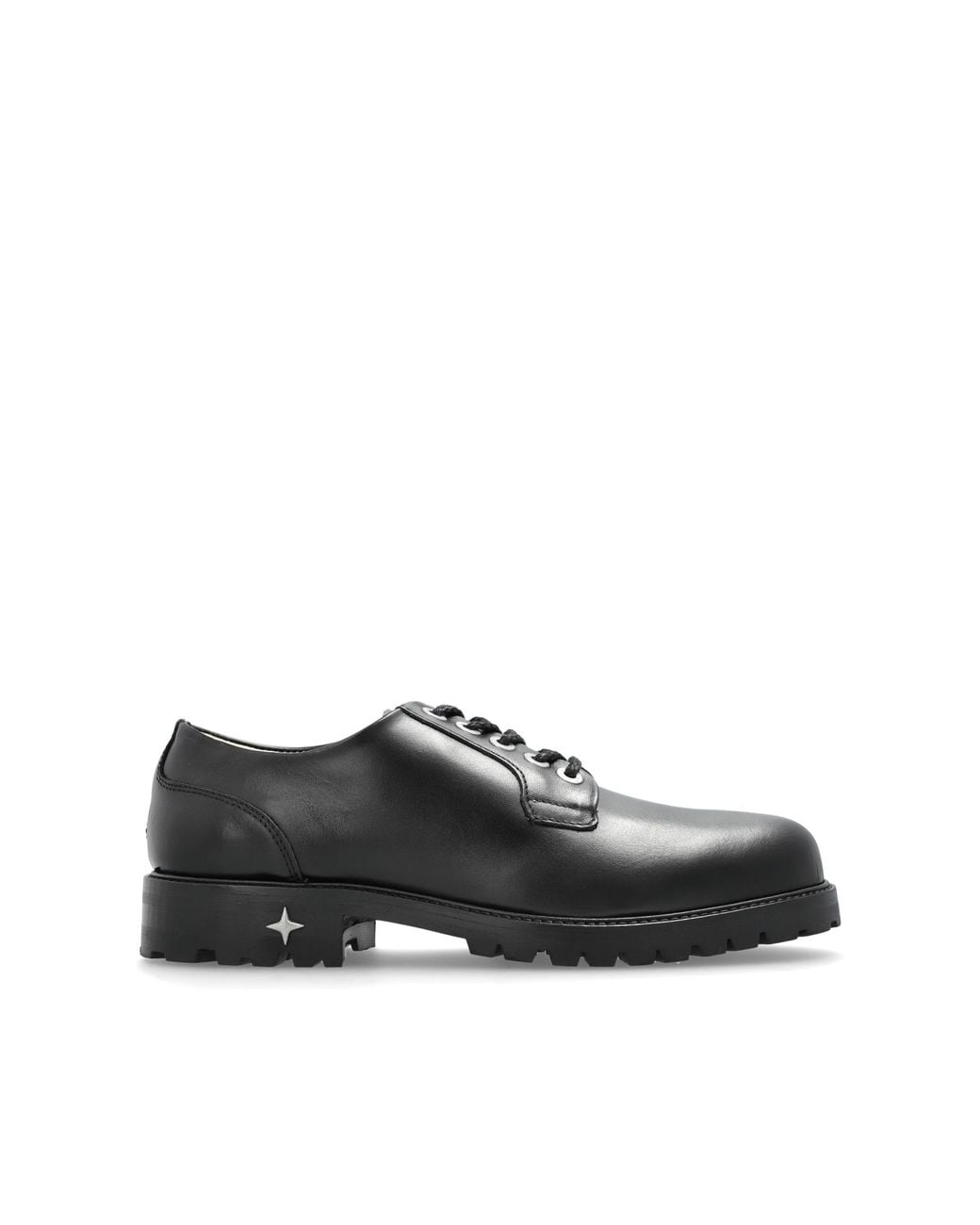 Duke & Dexter Black "Lennon" Derby Shoes for men
