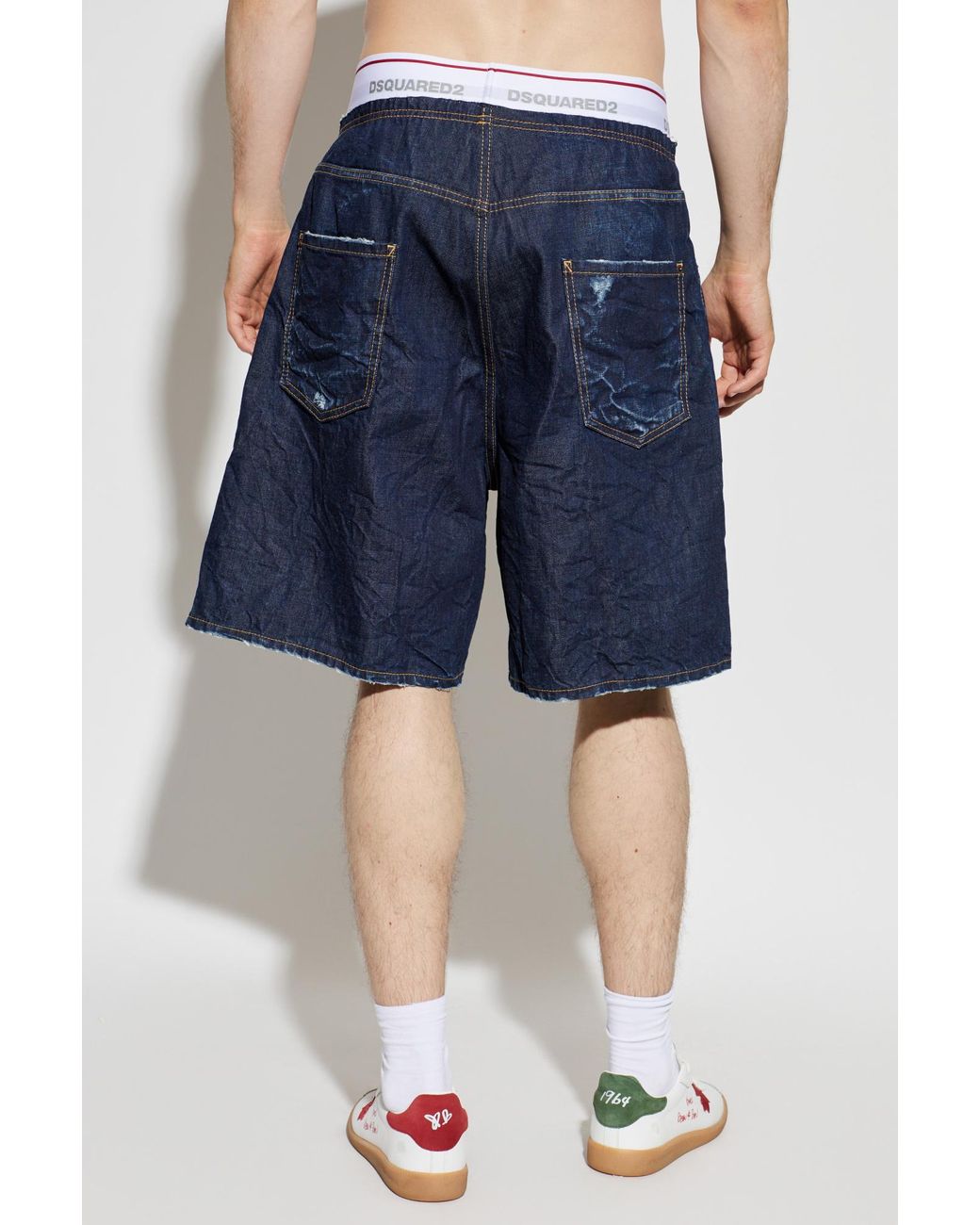 DSquared² Blue Denim Shorts for men