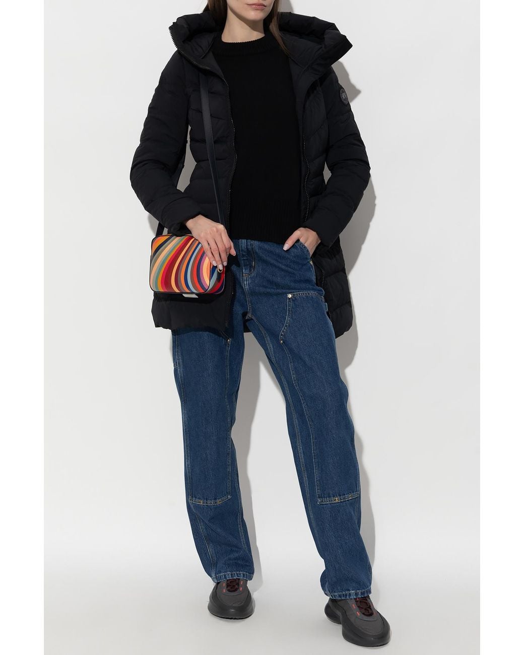 Canada Goose Black 'Clair' Down Jacket