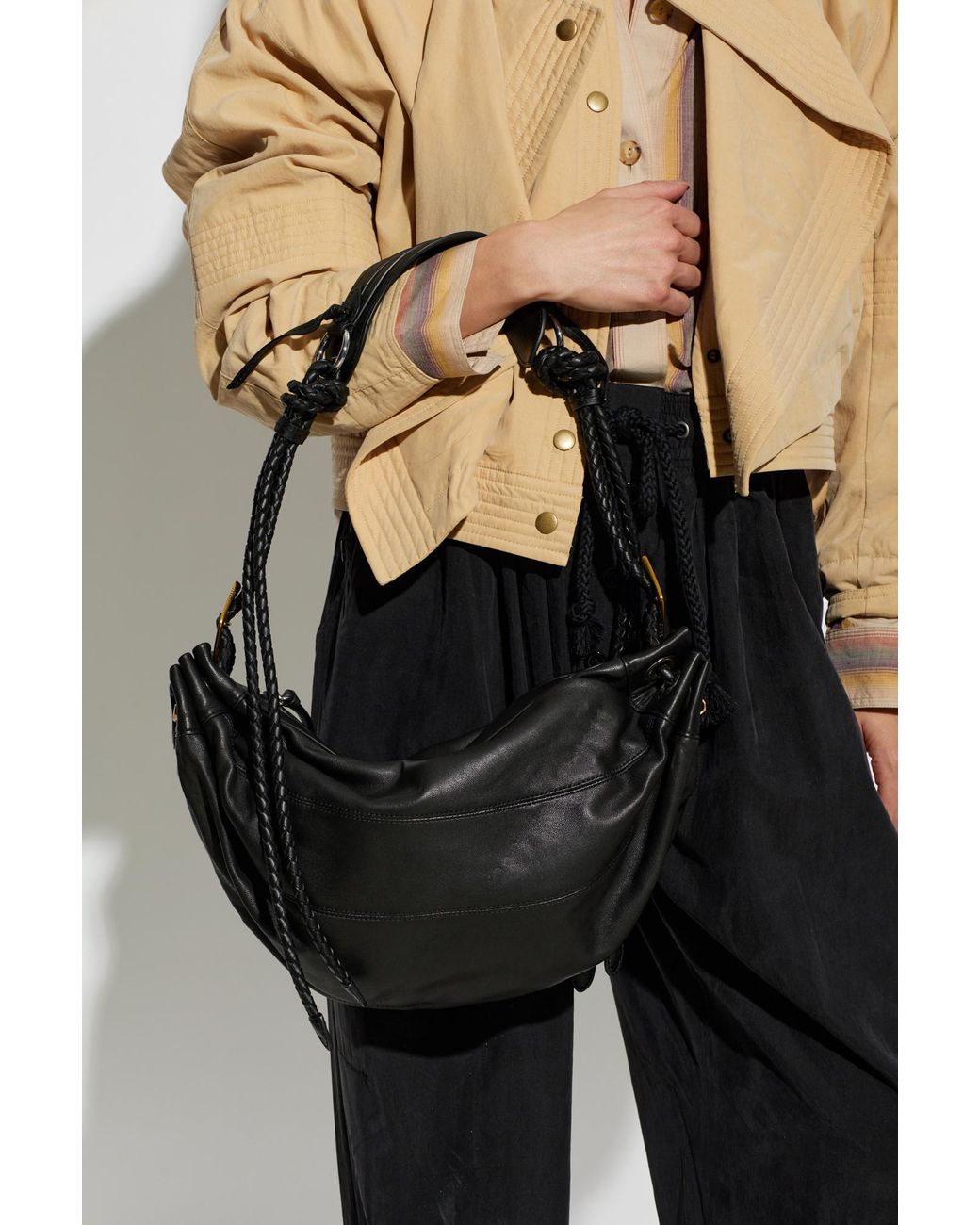 Isabel Marant Black 'Maia Medium' Shoulder Bag