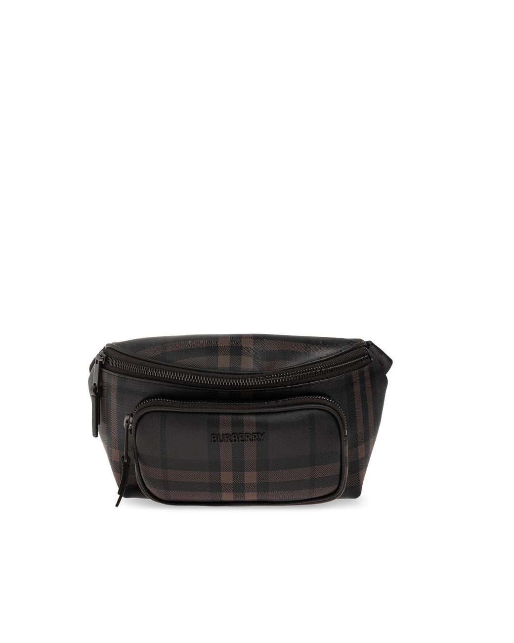 Burberry Black Belt Bag With Logo for men