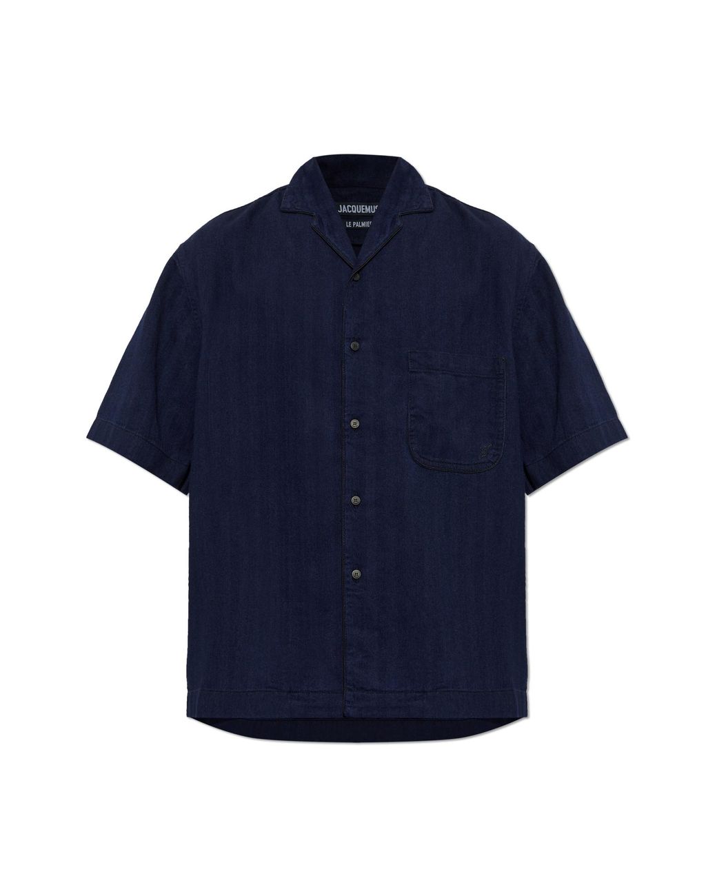 Jacquemus Blue Cotton Shirt 'Chemise' for men