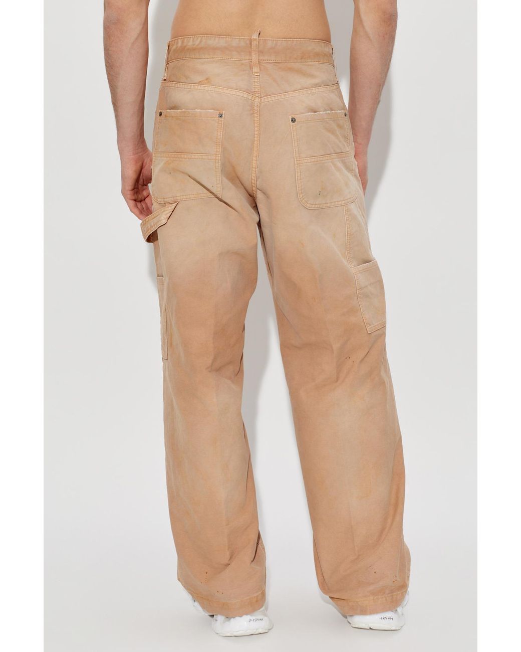 DSquared² Natural 'Cargo' Trousers for men