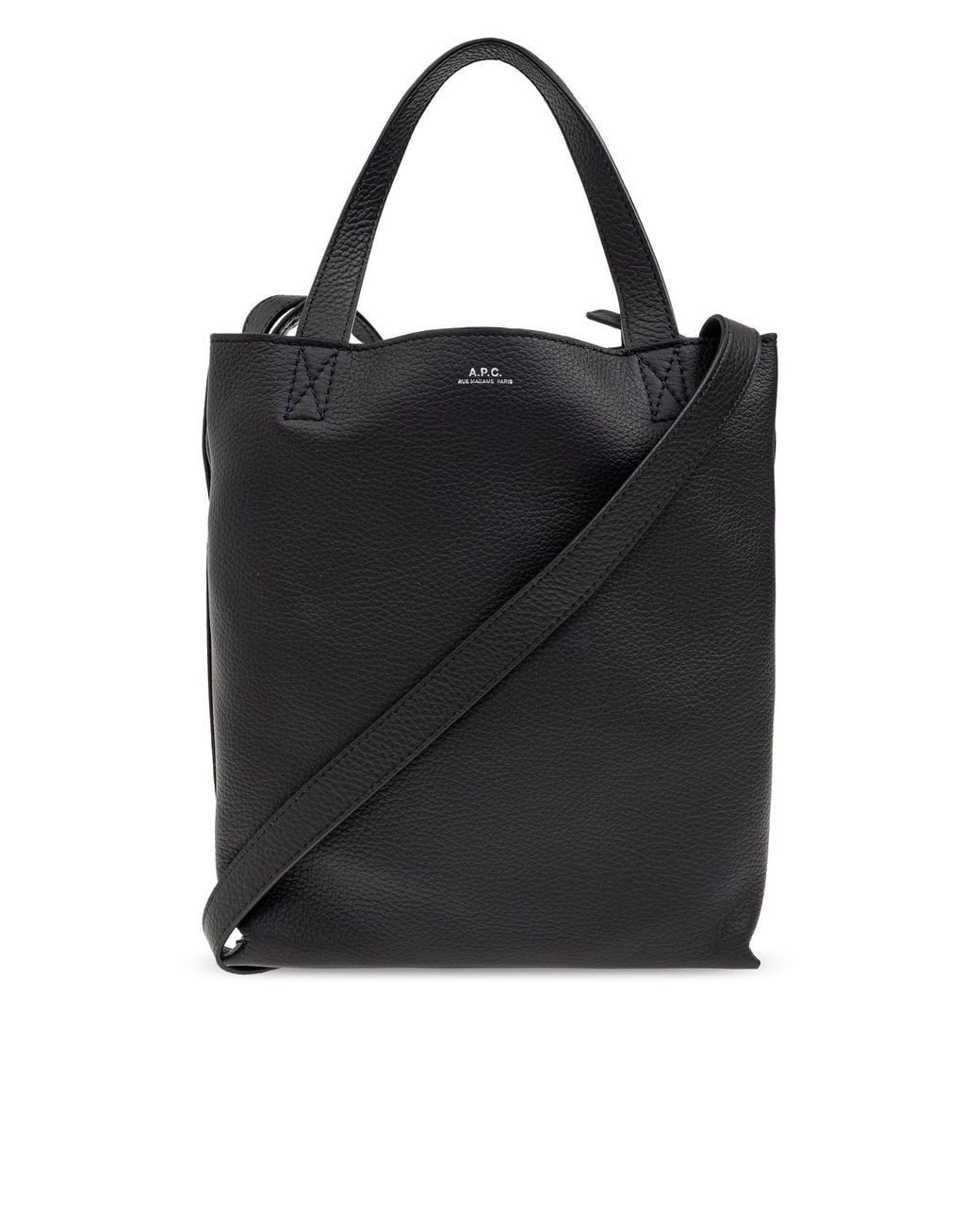 A.P.C. Blue "Malko Small" Shopper Bag