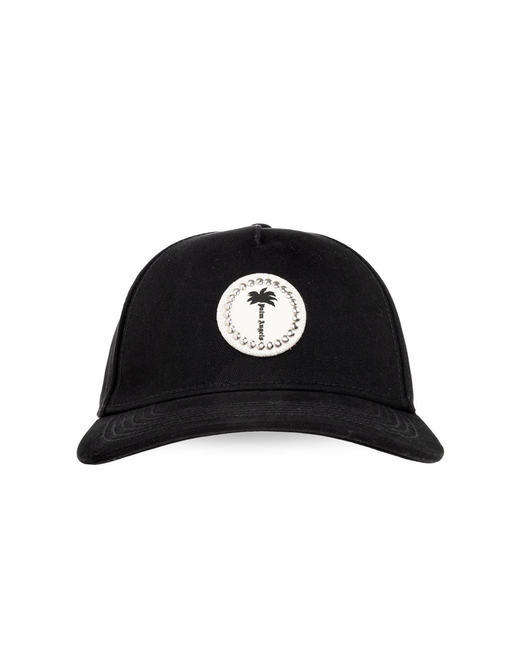 Palm Angels Black Baseball Cap for men