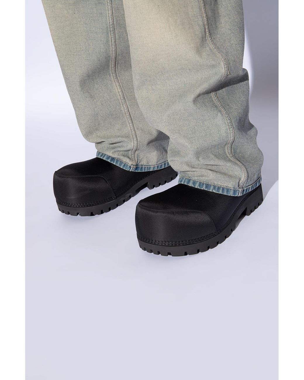 Balenciaga Black 'Skiwear' Collection 'Alaska' Snow Boots for men