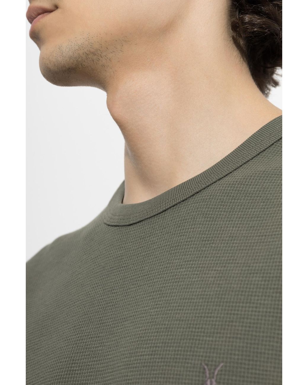 AllSaints Green T-Shirt "Ellis" for men