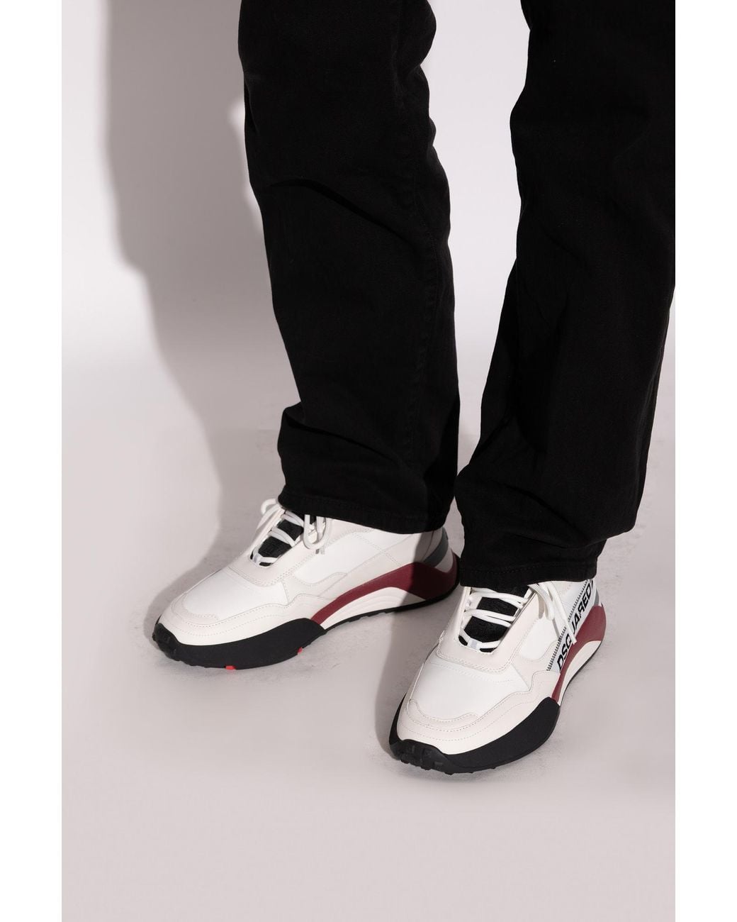 DSquared² White 'Flow' Sport Shoes for men