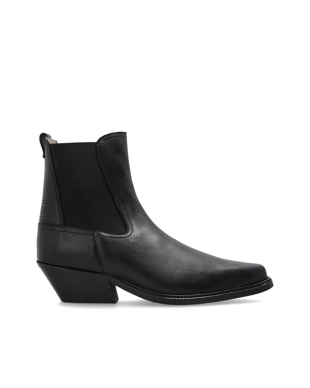 AllSaints Black Heeled Ankle Boots 'Carter'