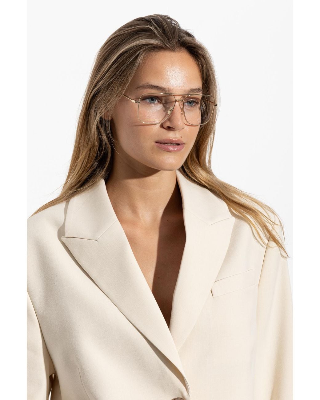 Victoria Beckham Metallic Sunglasses