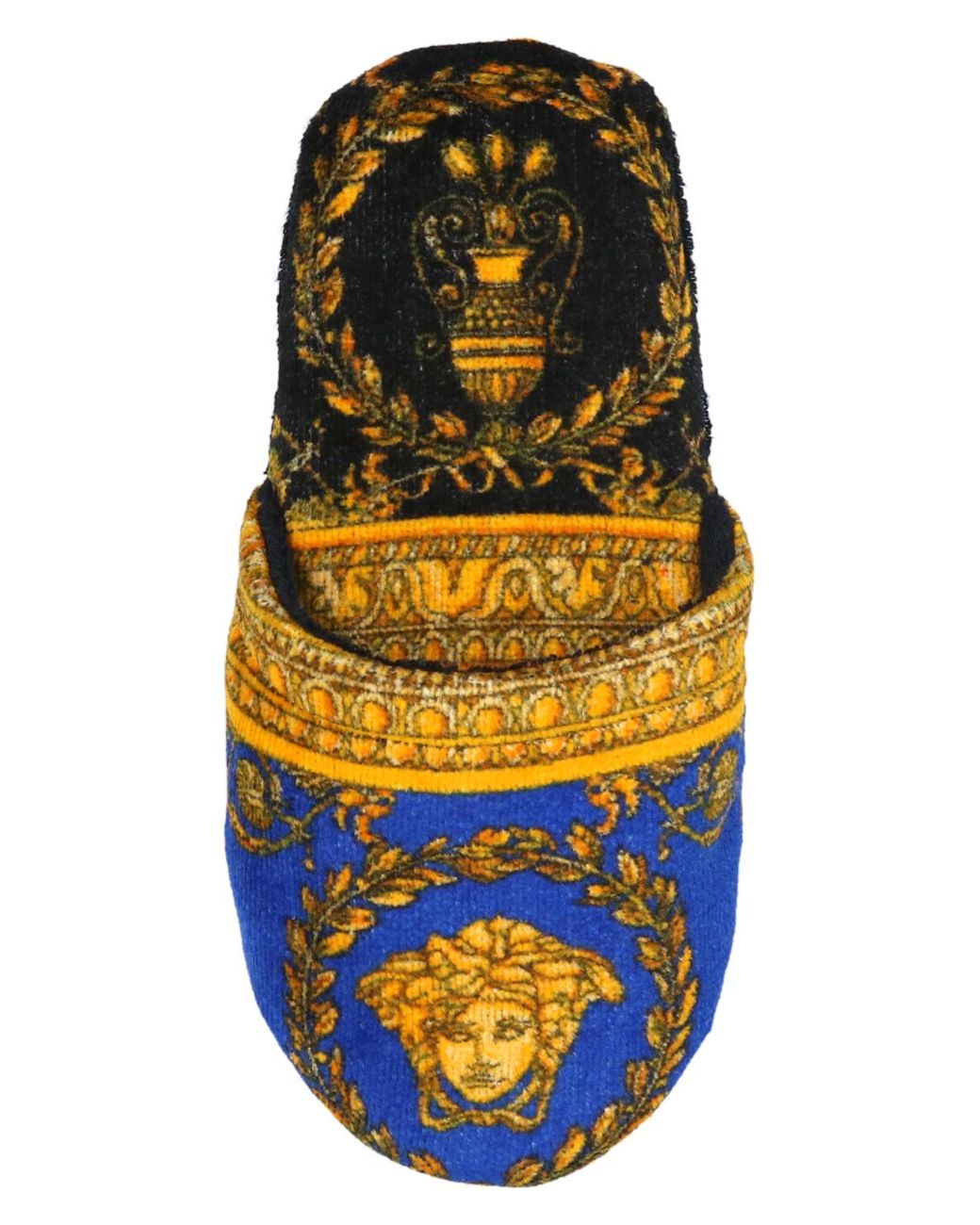 Versace Slippers With Baroque Print in Black for Men | Lyst