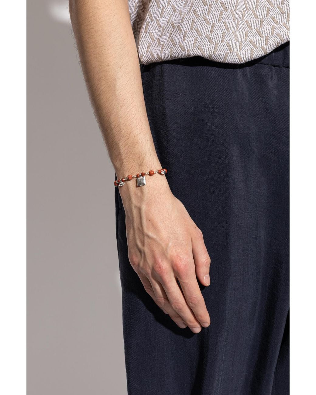 Isabel Marant Metallic Bracelet With Stones for men