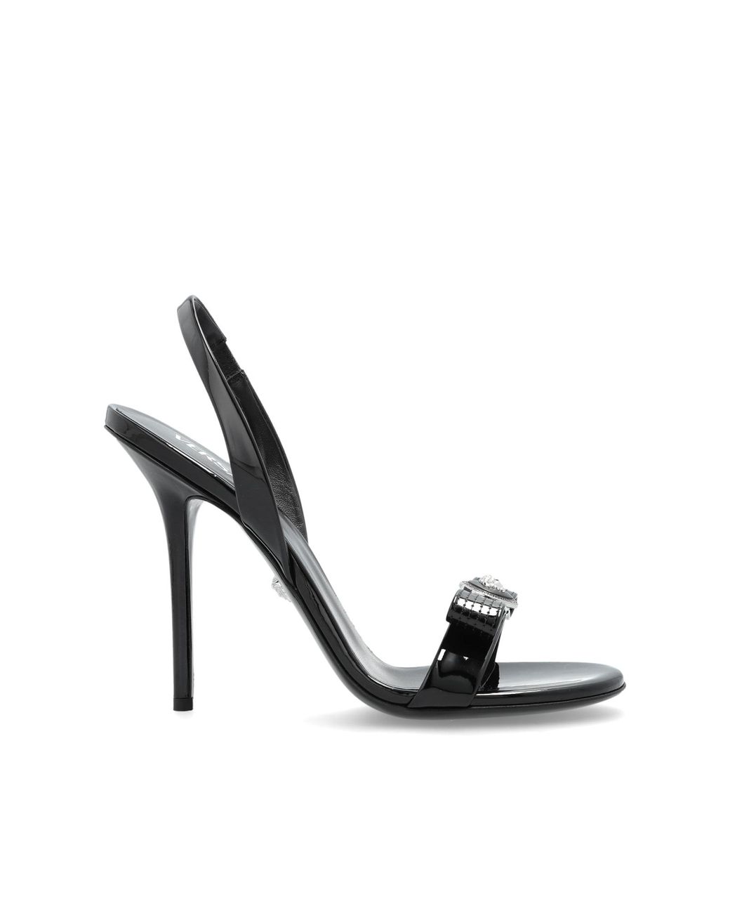 Versace Blue High Heel Sandals