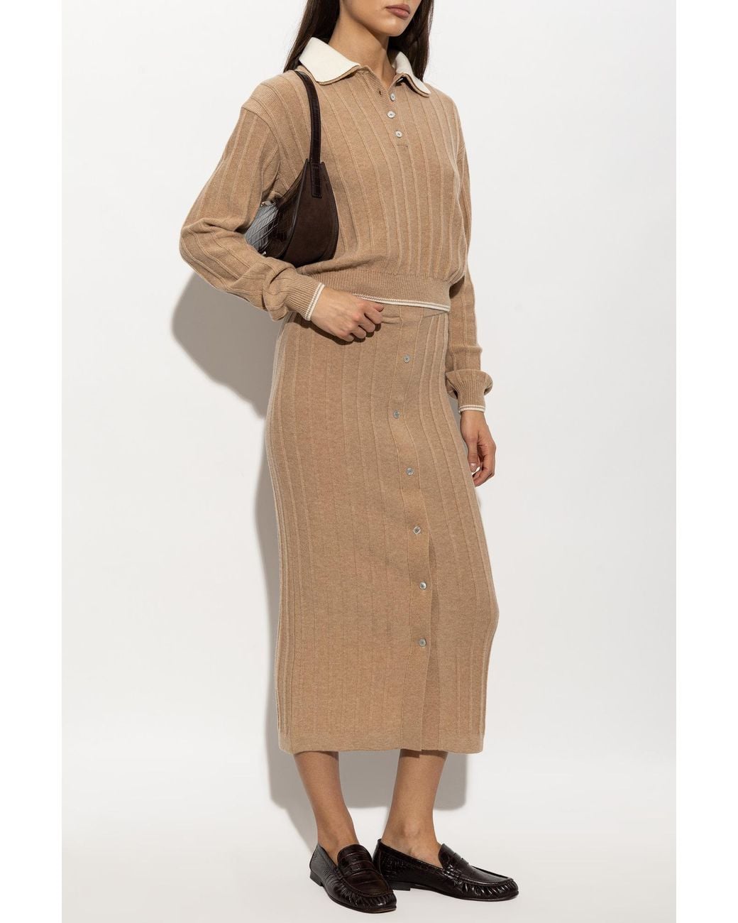 Paul & Shark Natural Wool Skirt With Pockets