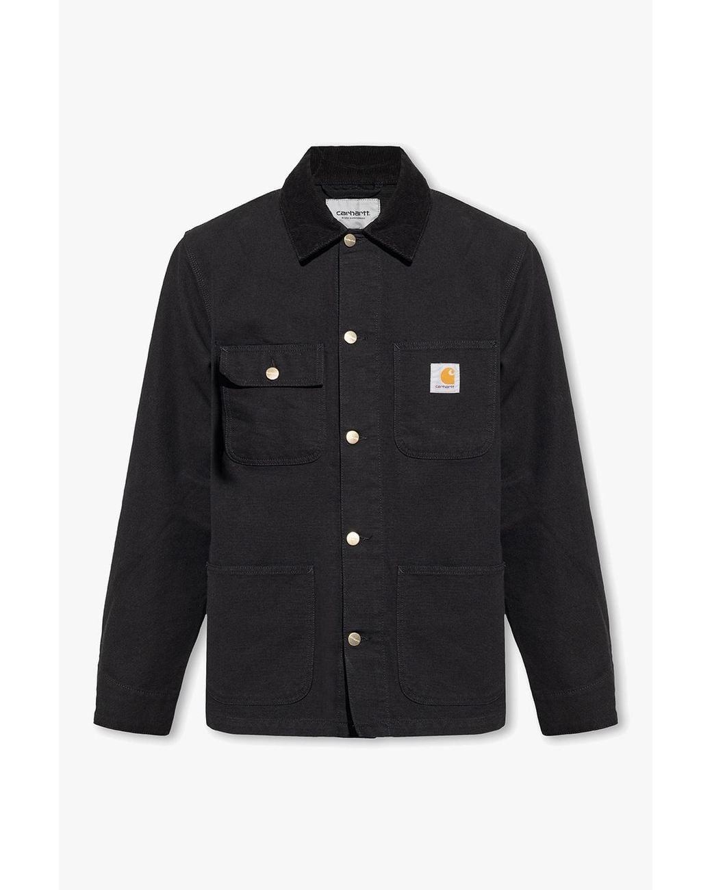 Carhartt Black Logo Denim Jacket for men