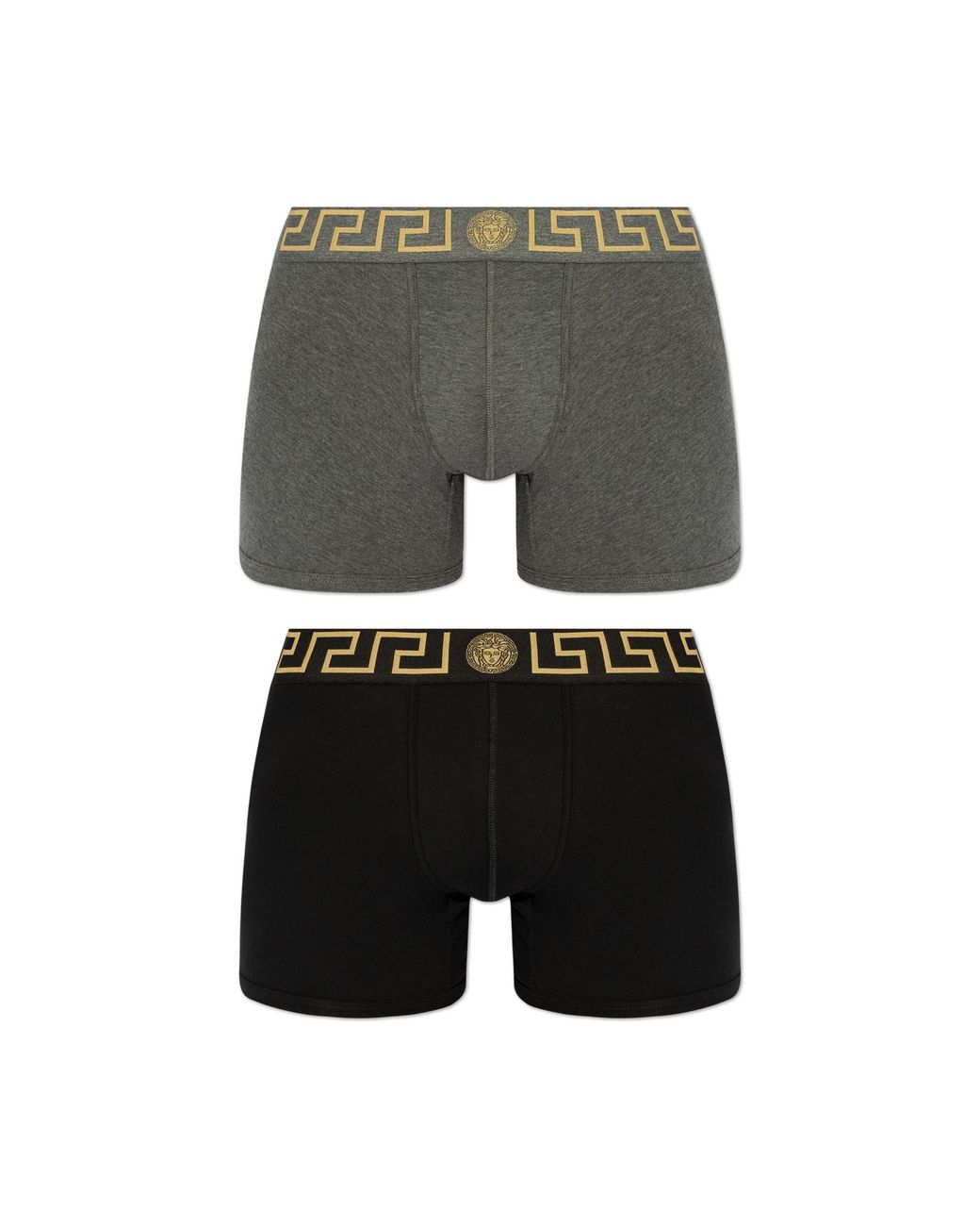 Versace Gray Two-Pack Boxers for men