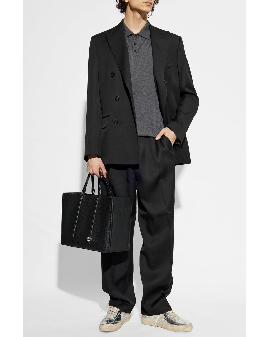 Golden Goose Deluxe Brand Black Wool Blazer for men